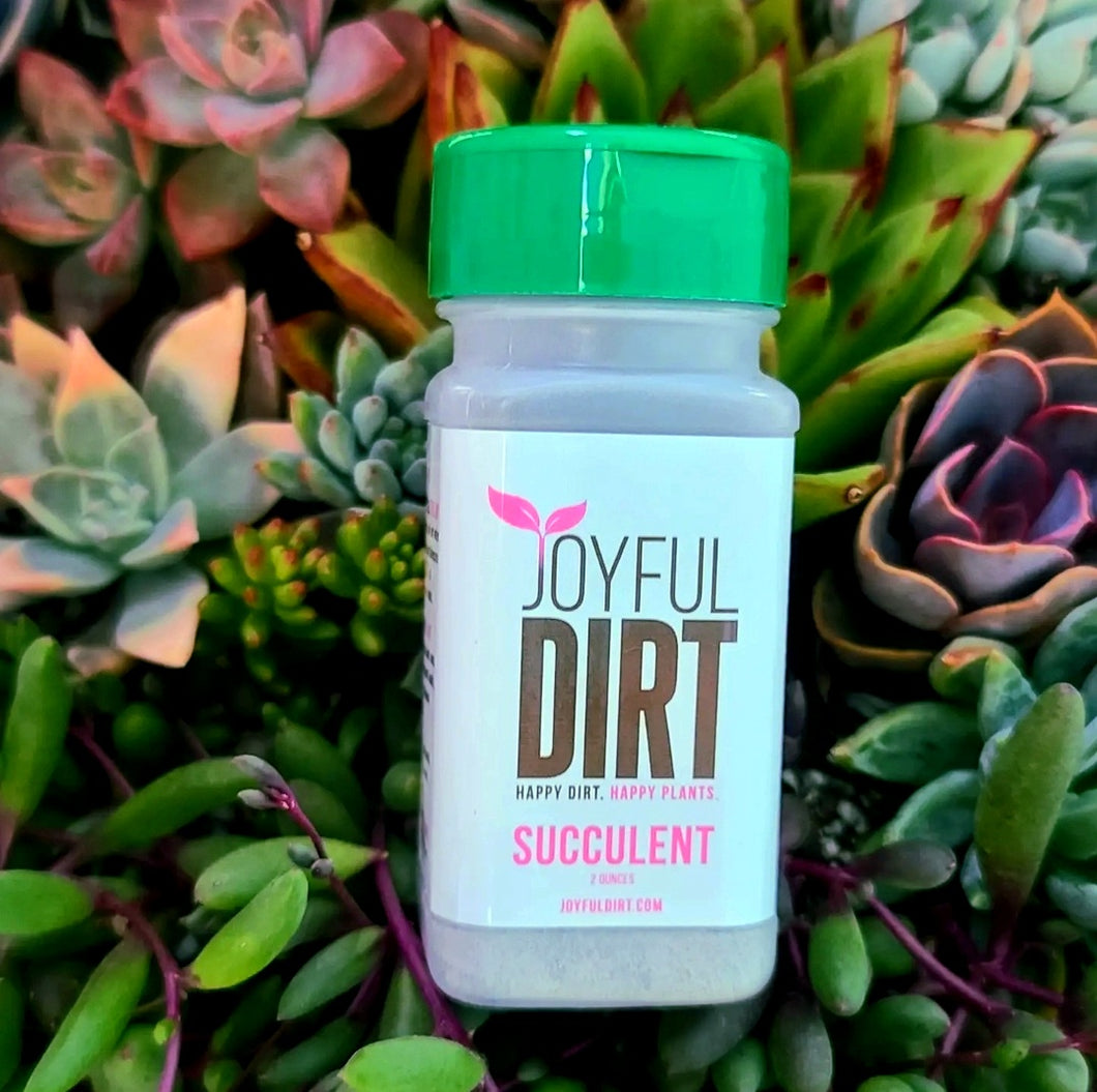 Joyful Dirt succulent fertilizer